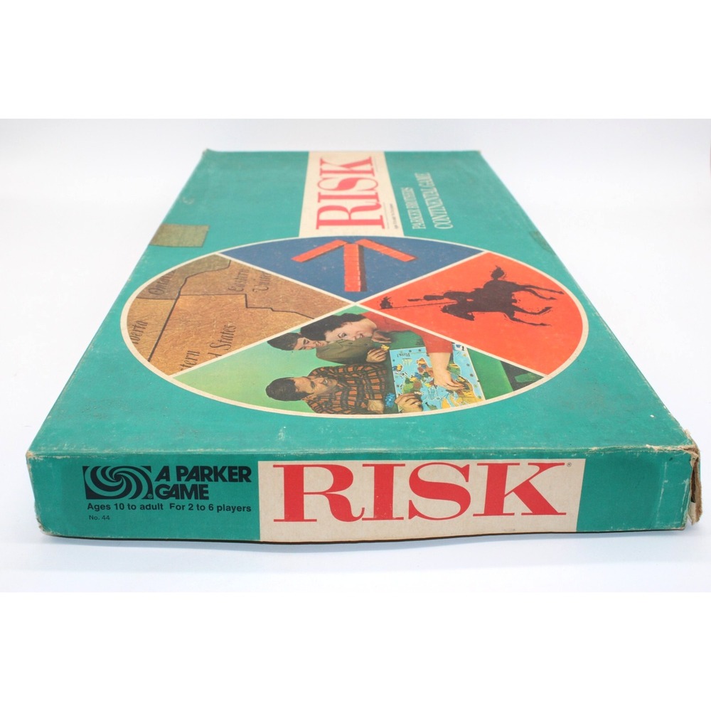 Vintage RISK Continental Board Game 1968 by Parker Brothers (no instructions) - Picture 7 of 11